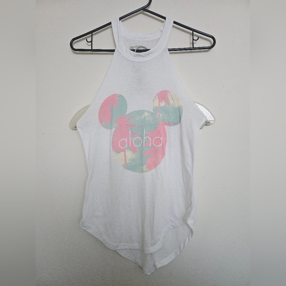 Disney Aloha Mickey Halter Tank Top
